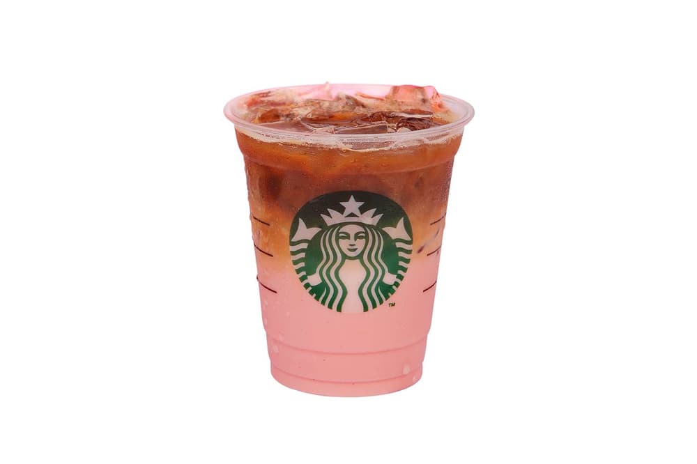 Starbucks Indonesia PINKVOICE Iced Pink Macchiatto Strawberry Cold Foam Iced Espresso Fantasia Yogurt Frappuccino