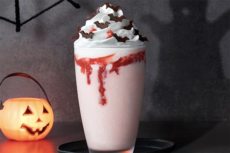 Starbucks Korea Halloween Vampire Frappuccino Monster Cappuccino 2018