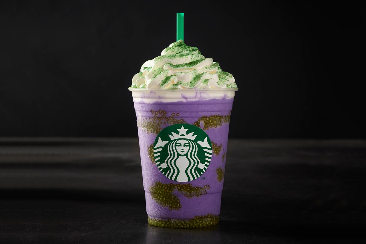 Starbucks Halloween Witch's Brew Frappuccino Green Purple Drink USA Mexico Canada Caribbean