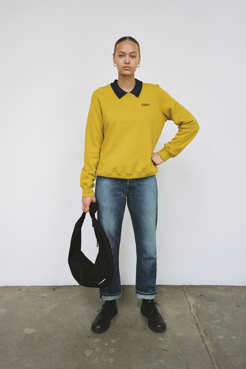 Stussy Women's Holiday 2018 Collection Lookbook Sweater Bright Green