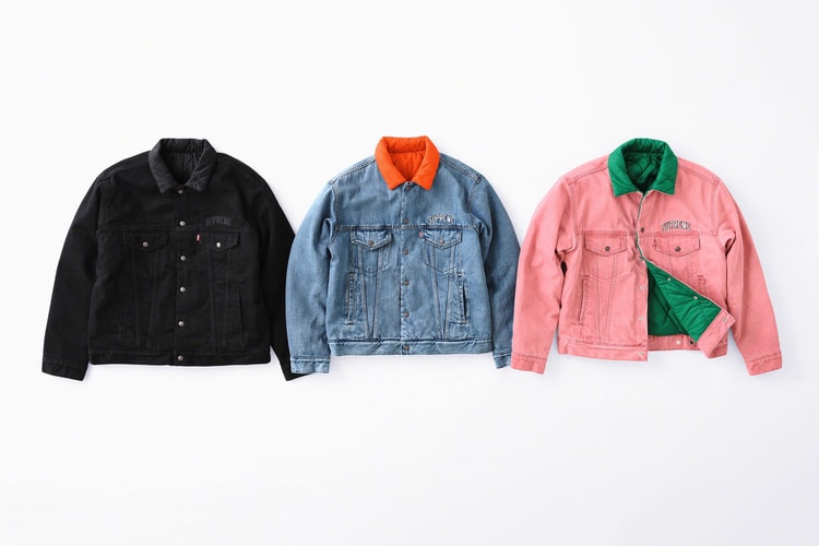 Supreme x Levi's Team up on a Colorful FW18 Denim Collection