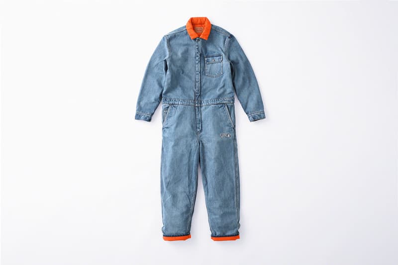 Supreme x Levi's Fall/Winter 2018 Collection Denim Coveralls Orange Indigo