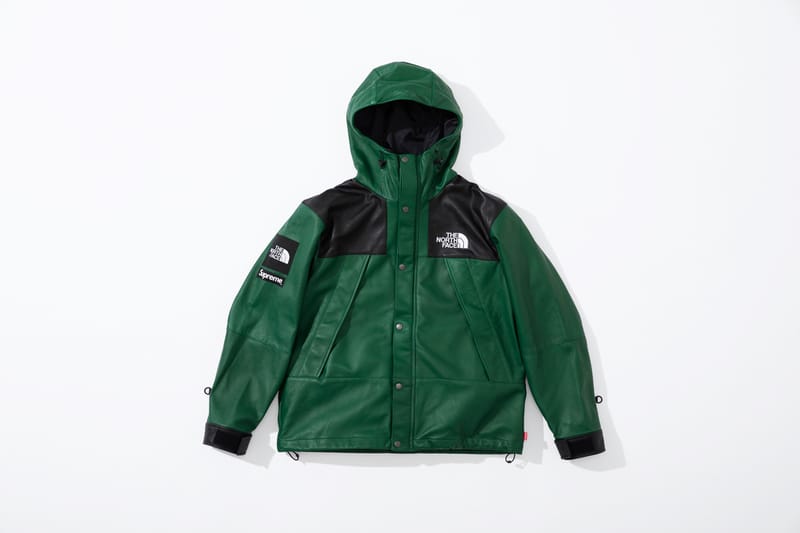 the north face supreme leather jacket