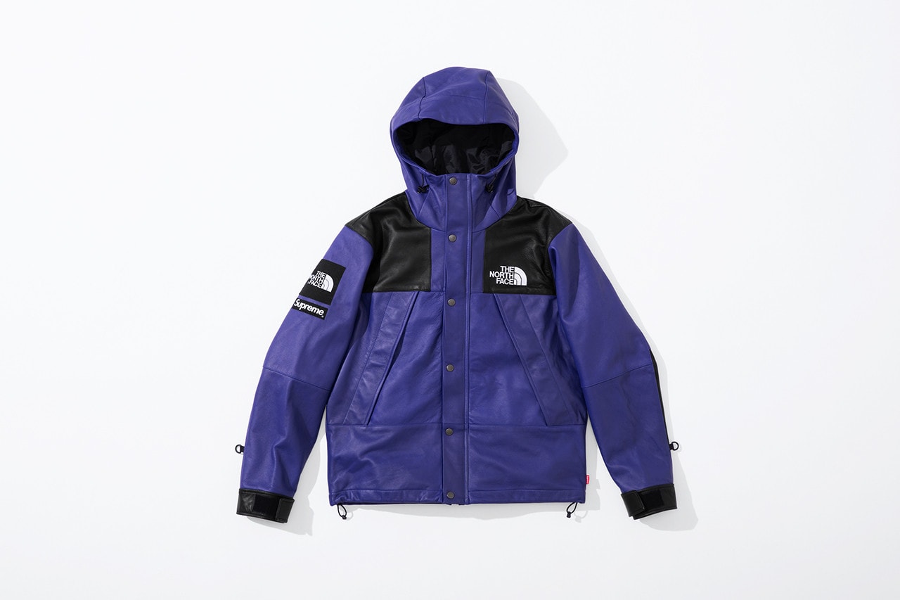 Supreme x The North Face Fall 2018 Leather Collection Mountain Parka Purple