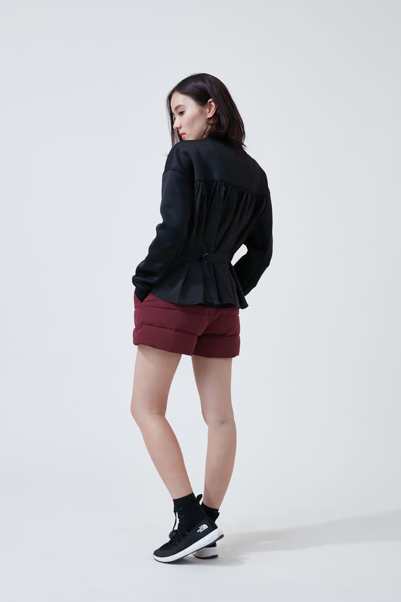 The North Face Urban Exploration Black Series Fall Winter 2018 Jacket Black Shorts Maroon