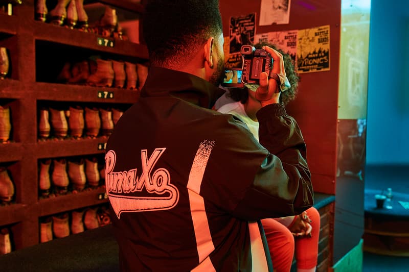 the weeknd xo puma terrain fall winter collaboration drop 1 90s archive track pants beanie backpack jackets bomber 