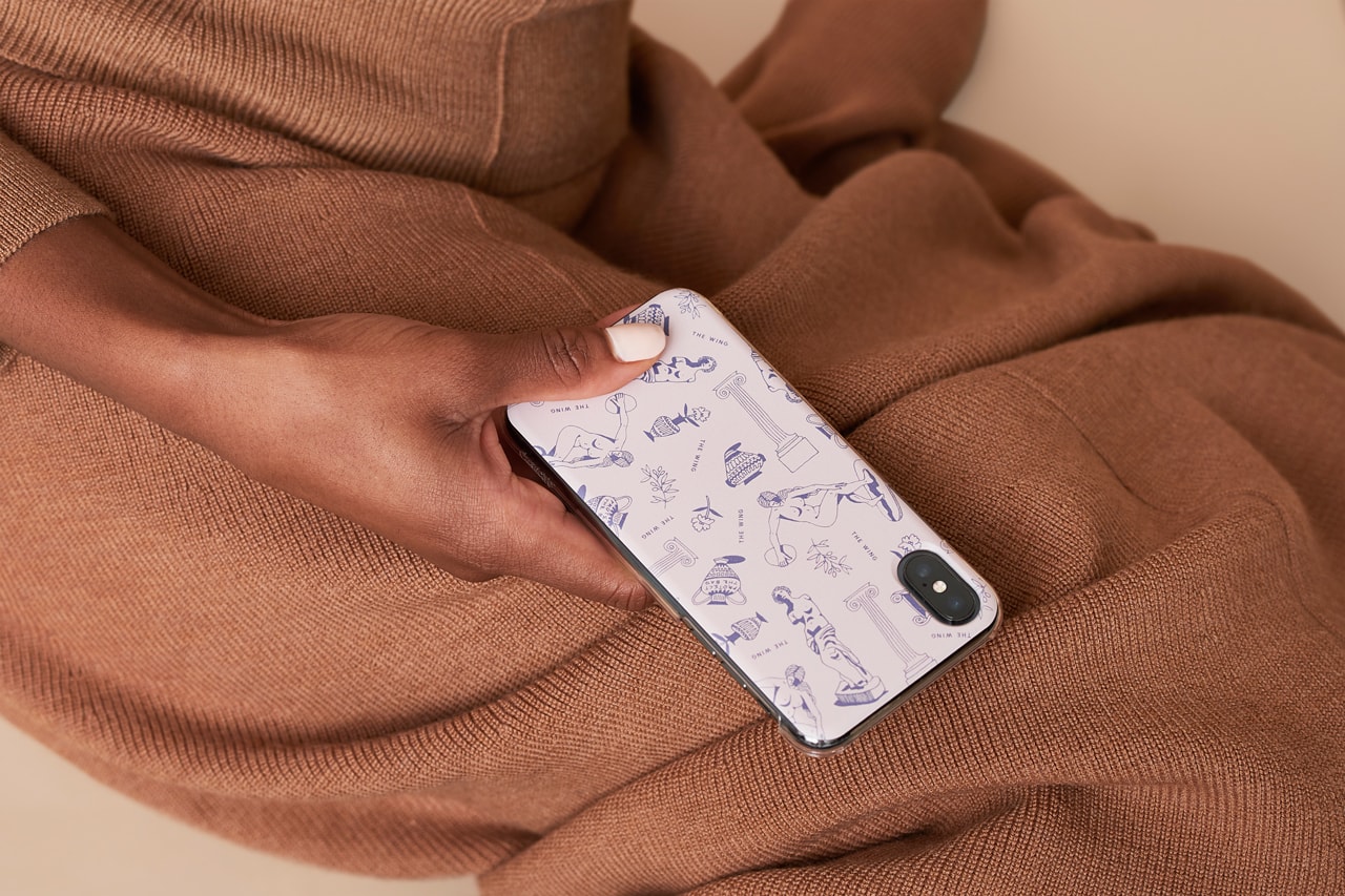 The Wing Fall 2018 Casetify Grecian Phone Case Pink