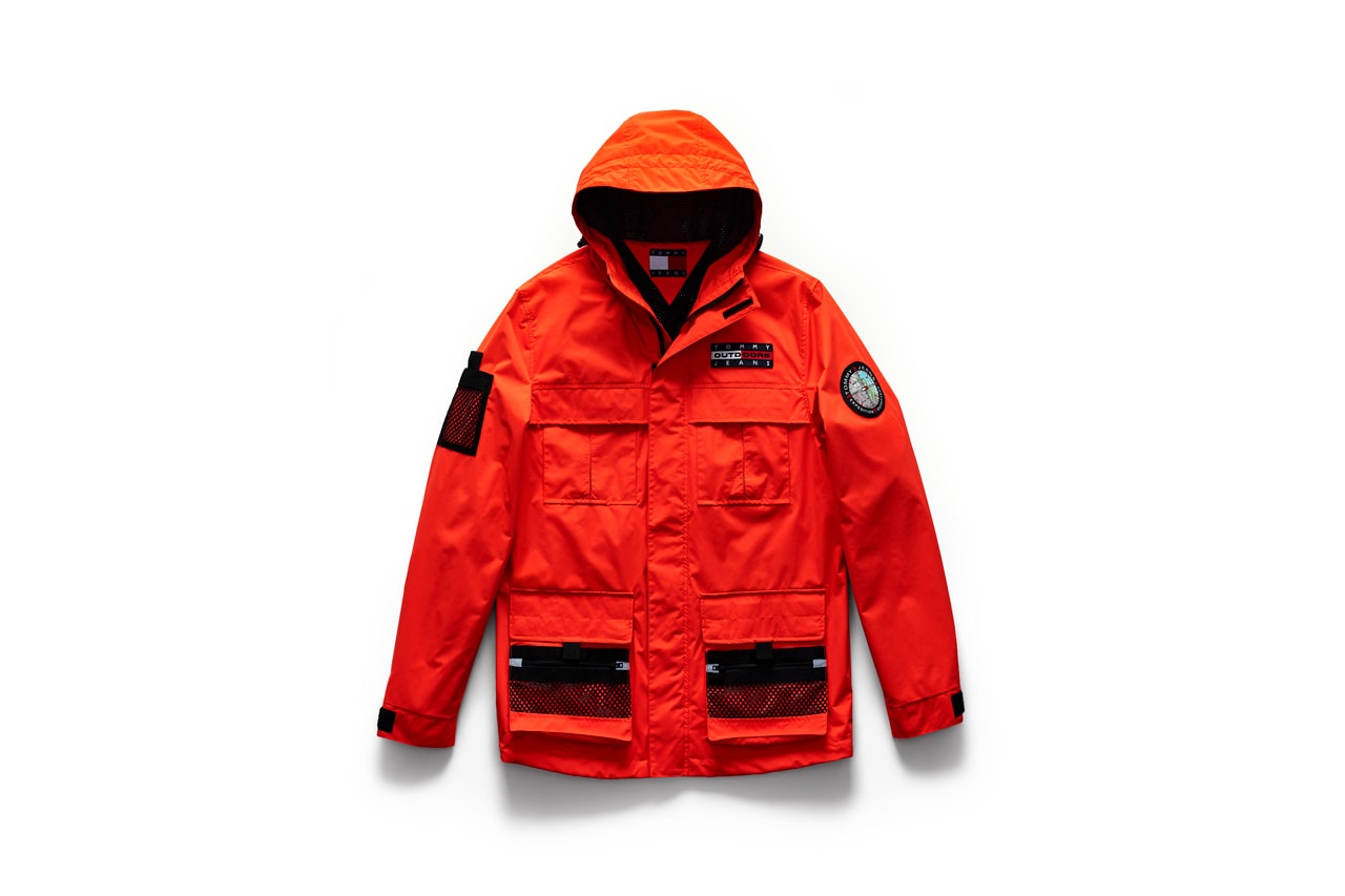 Tommy Jeans Outdoors Fall 2018 Capsule Collection Parka Red Black