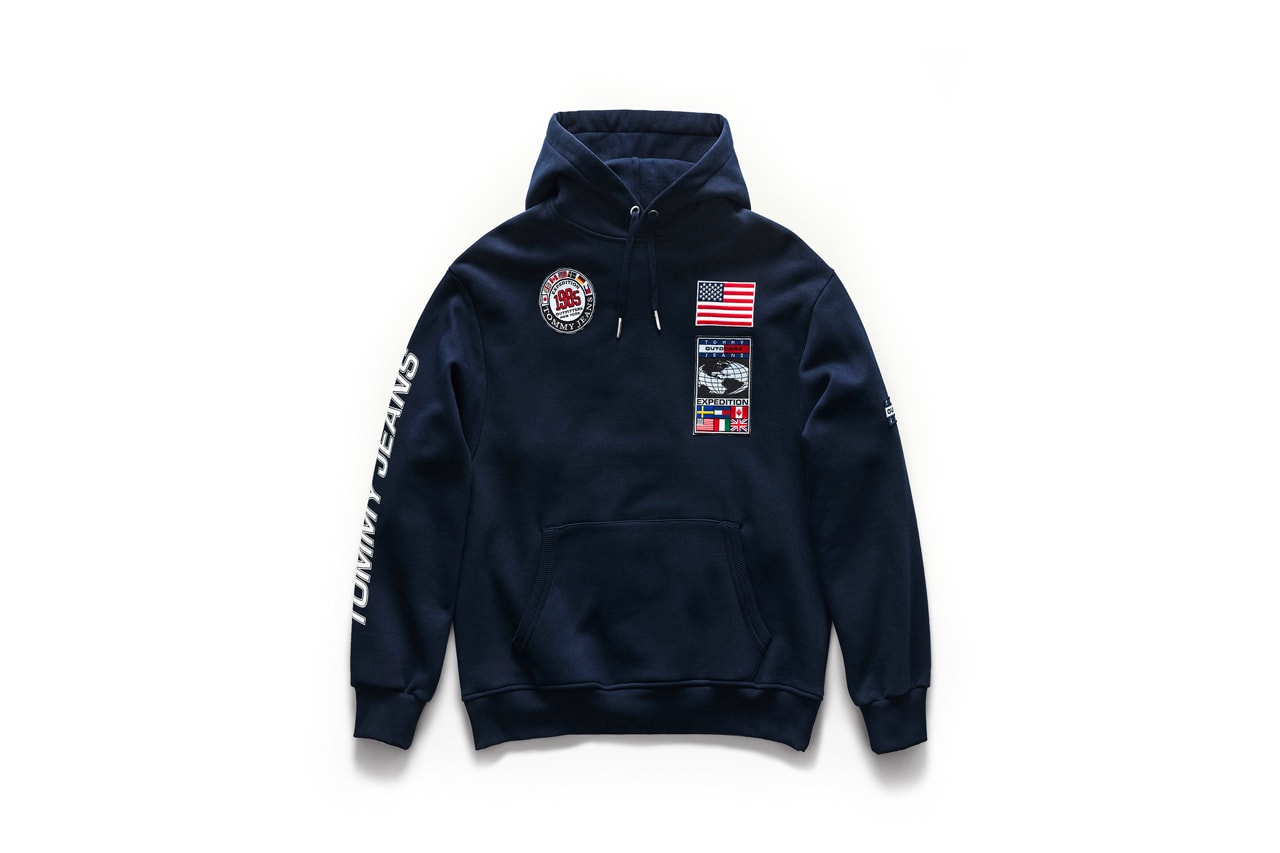 Tommy Jeans Outdoors Fall 2018 Capsule Collection Hoodie Navy