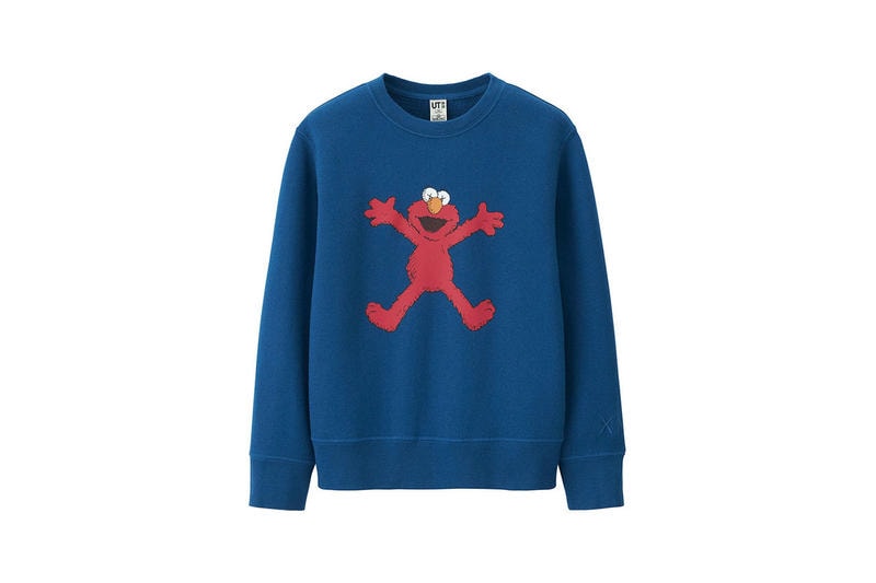 KAWS Uniqlo UT Sesame Street Second Collection Sweatshirt Hoodie T-shirt Plushies Plush Toys Bert Ernie Big Bird Elmo Cookie Monster