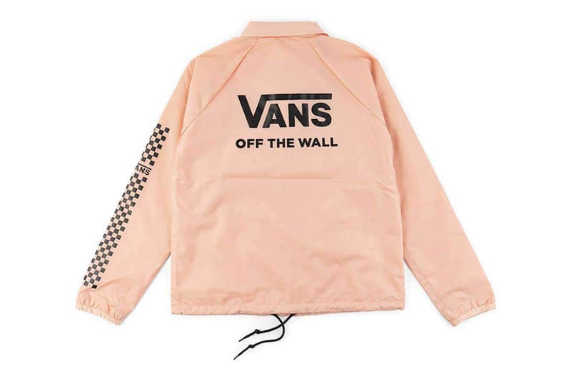 Vans Girls Thanks Coach Funday Women's Jacket Rose Cloud Pink 