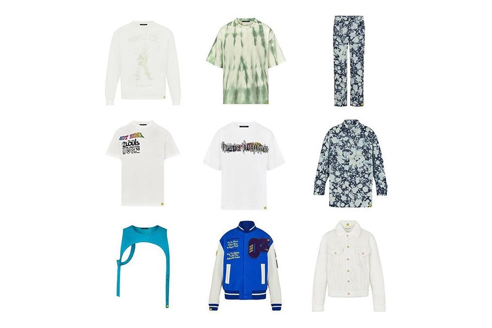 Virgil Abloh Louis Vuitton Spring Summer 2019 Collection T-shirts Varsity Jacket Trousers