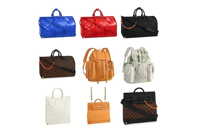 Virgil Abloh Louis Vuitton Spring Summer 2019 Collection Handbags Backpacks
