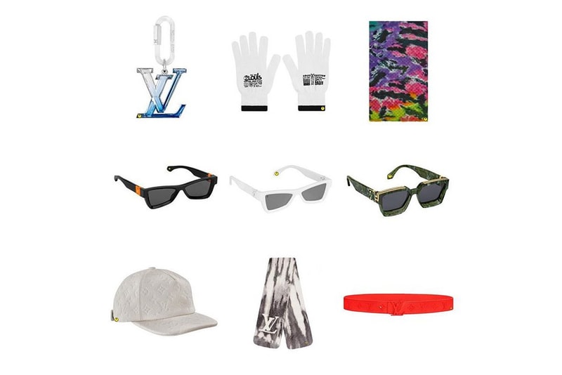 Virgil Abloh Louis Vuitton Spring Summer 2019 Collection Accessories Gloves Millionaire Sunglasses Hat Belt