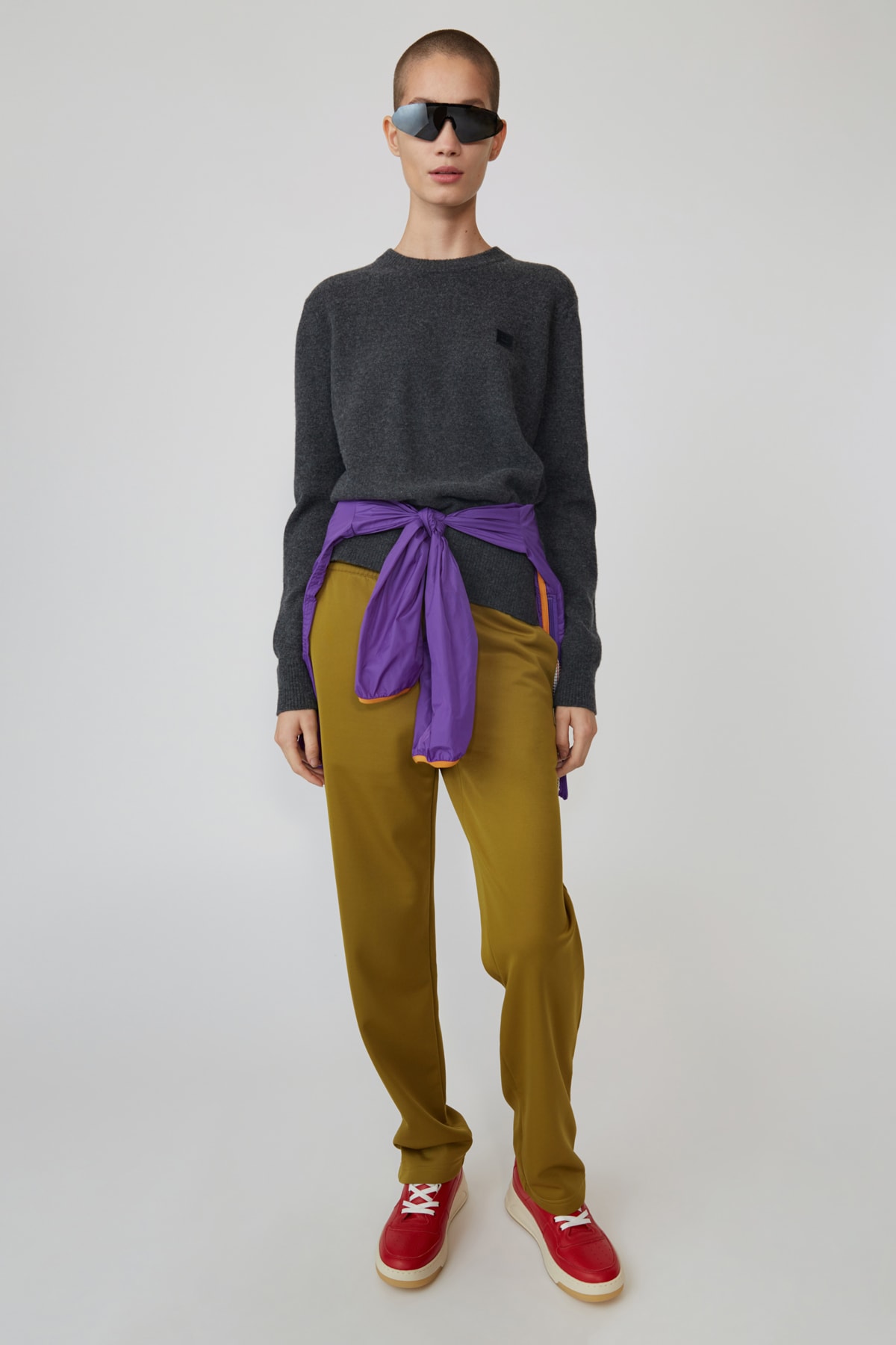 Acne Studios Spring/Summer 2019 Face Collection Long Sleeve Shirt Black Pants Brown