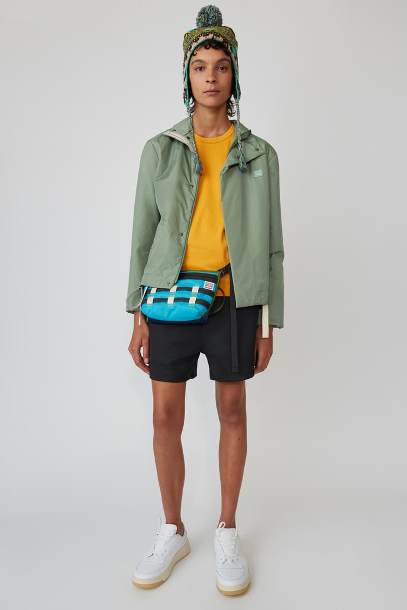 Acne Studios Spring/Summer 2019 Face Collection Shirt Orange Shorts Black