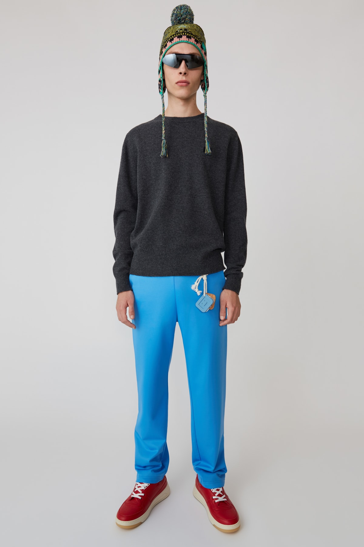 Acne Studios Spring/Summer 2019 Face Collection Sweatshirt Black Pants Blue