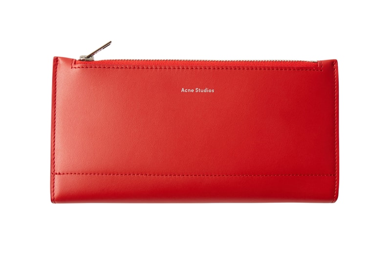 Acne Studios Continental Wallet Red