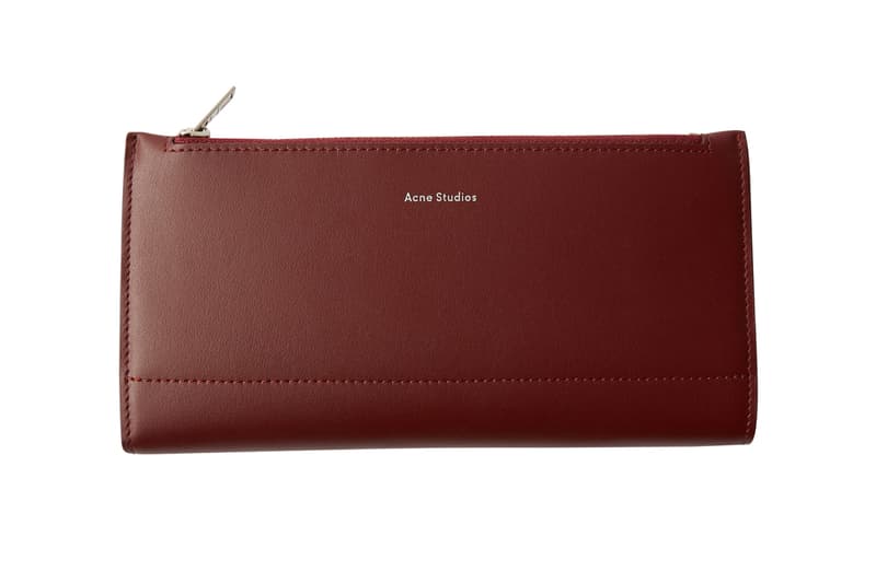 Acne Studios Continental Wallet Maroon