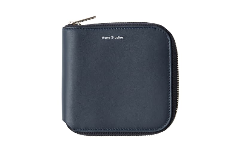 Acne Studios Zippered Wallet Blue