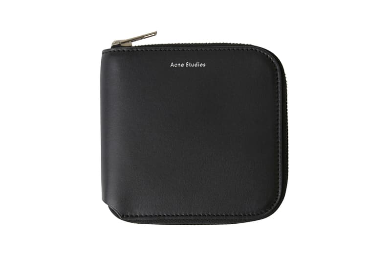 Acne Studios Zippered Wallet Black