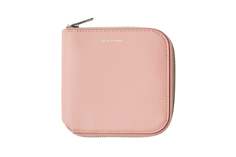 Acne Studios Zippered Wallet Pink