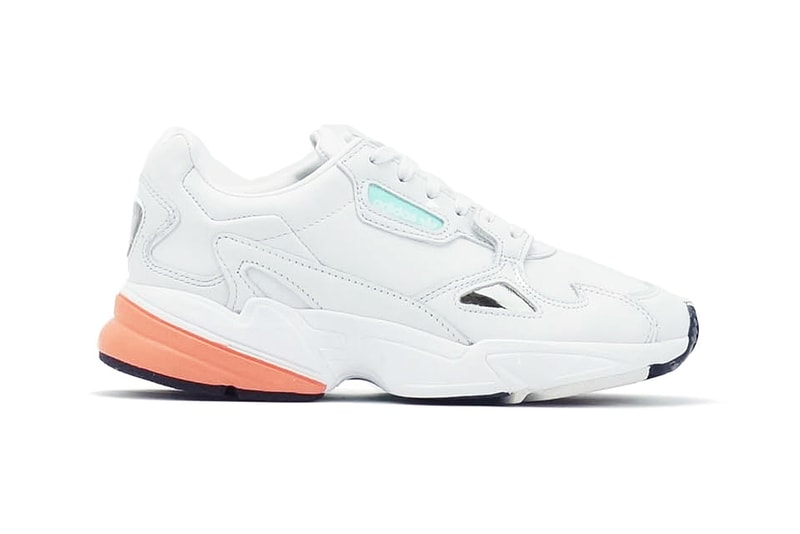 adidas Originals Falcon Chunky Women's Sneaker Crystal White Easy Orange