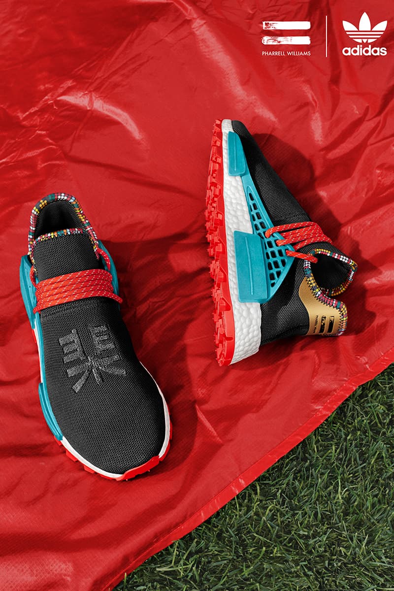 Pharrell Williams adidas Originals SOLARHU Fall Winter 2018 Apparel Footwear Hu NMD