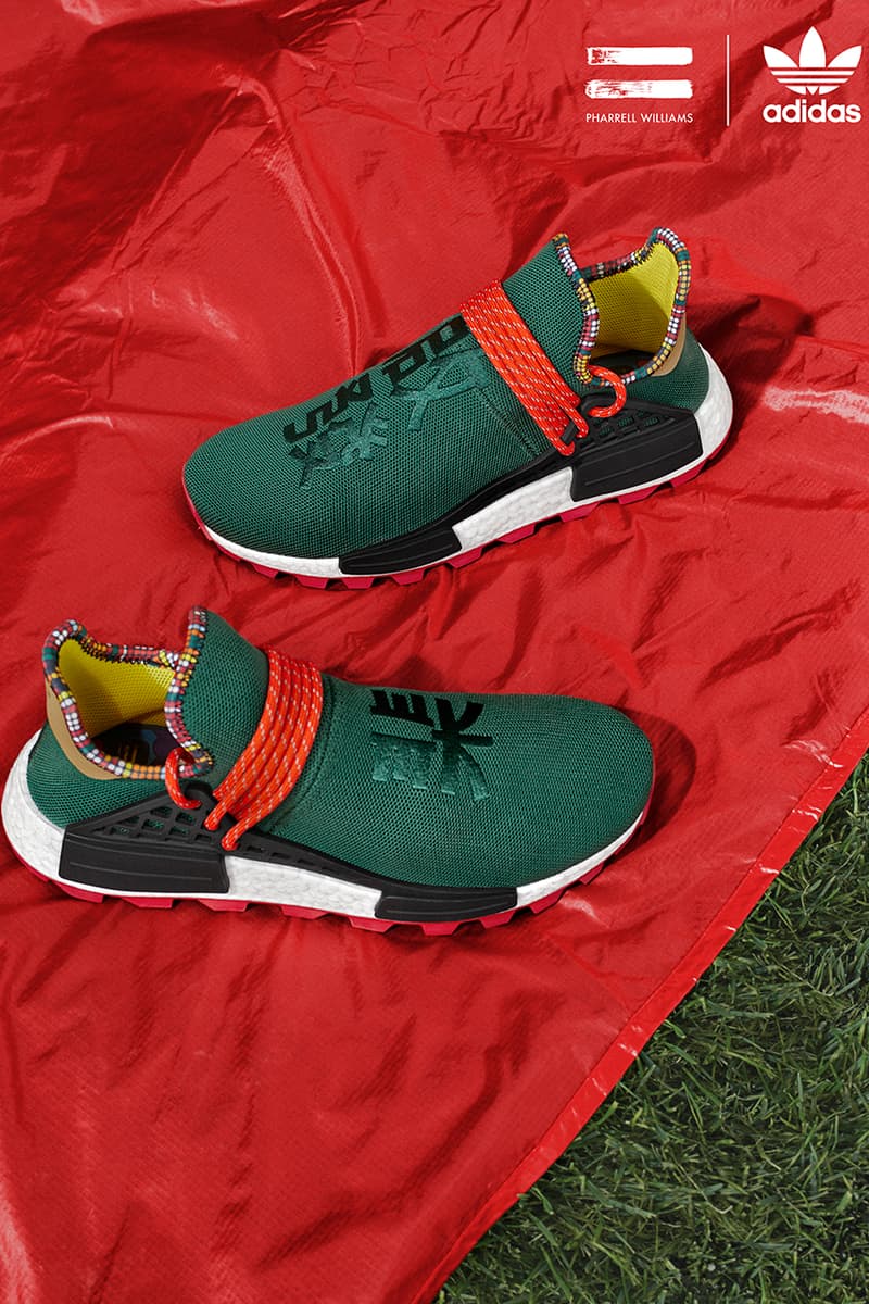Pharrell Williams adidas Originals SOLARHU Fall Winter 2018 Apparel Footwear Hu NMD