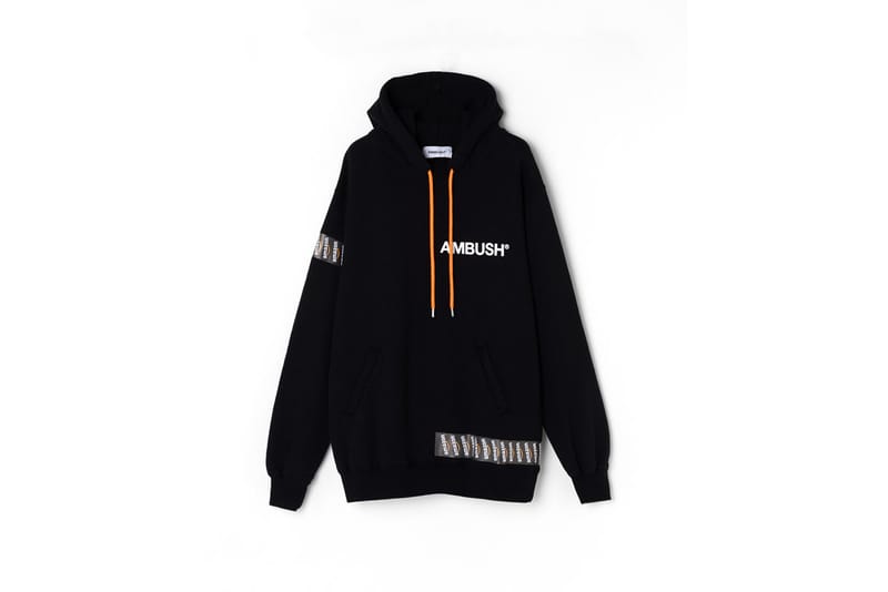 AMBUSH graphic-print hoodie - Black