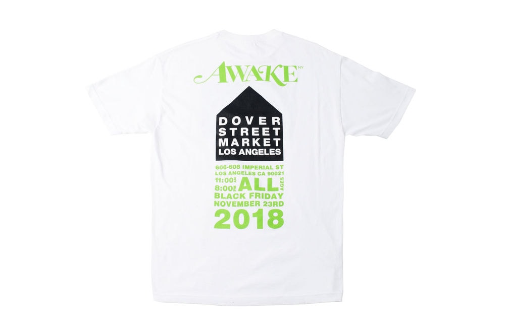 Awake NY Dover Street Market Los Angeles T-shirt White