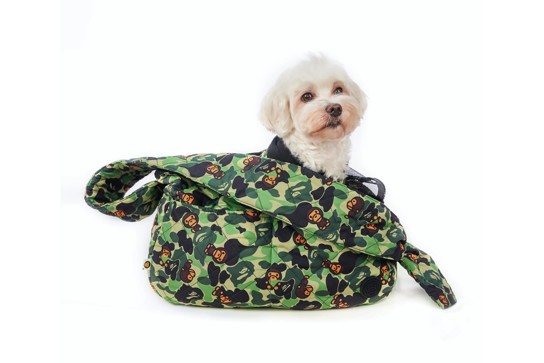 bape baby milo a bathing ape pet collection dog accessories bandana leash bed carry bag beanbag puppy