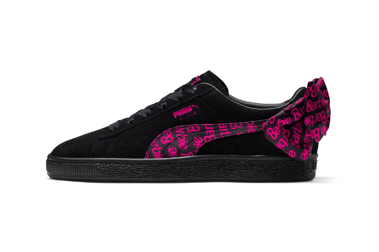 Barbie x PUMA Suede 50 Collaboration Collection Sneaker Black Pink