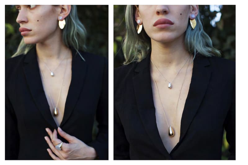 Bing Bang Atelier Minimal Jewelry Lookbook Accessories Silver Earring Necklace