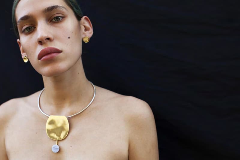 Bing Bang Atelier Minimal Jewelry Lookbook Accessories Silver Earring Necklace