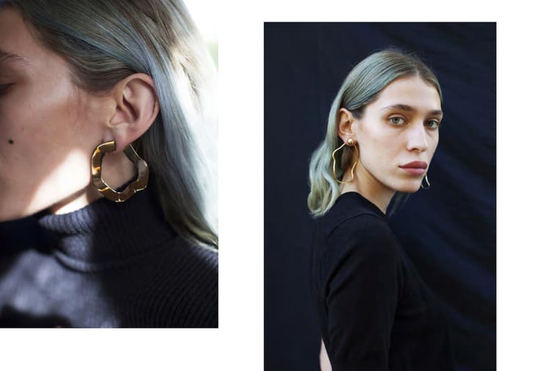 Bing Bang Atelier Minimal Jewelry Lookbook Accessories Silver Earring Necklace
