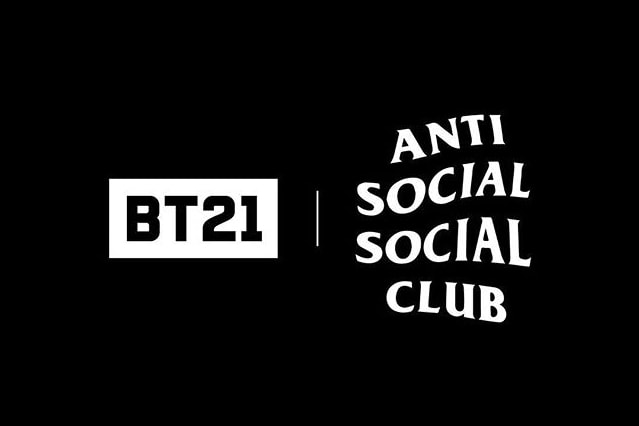 Bts S Bt21 X Anti Social Social Club Collaborate Hypebae