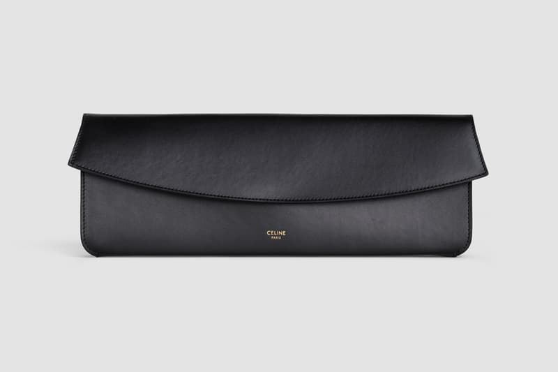 Celine Sunglasses Case Leather Black