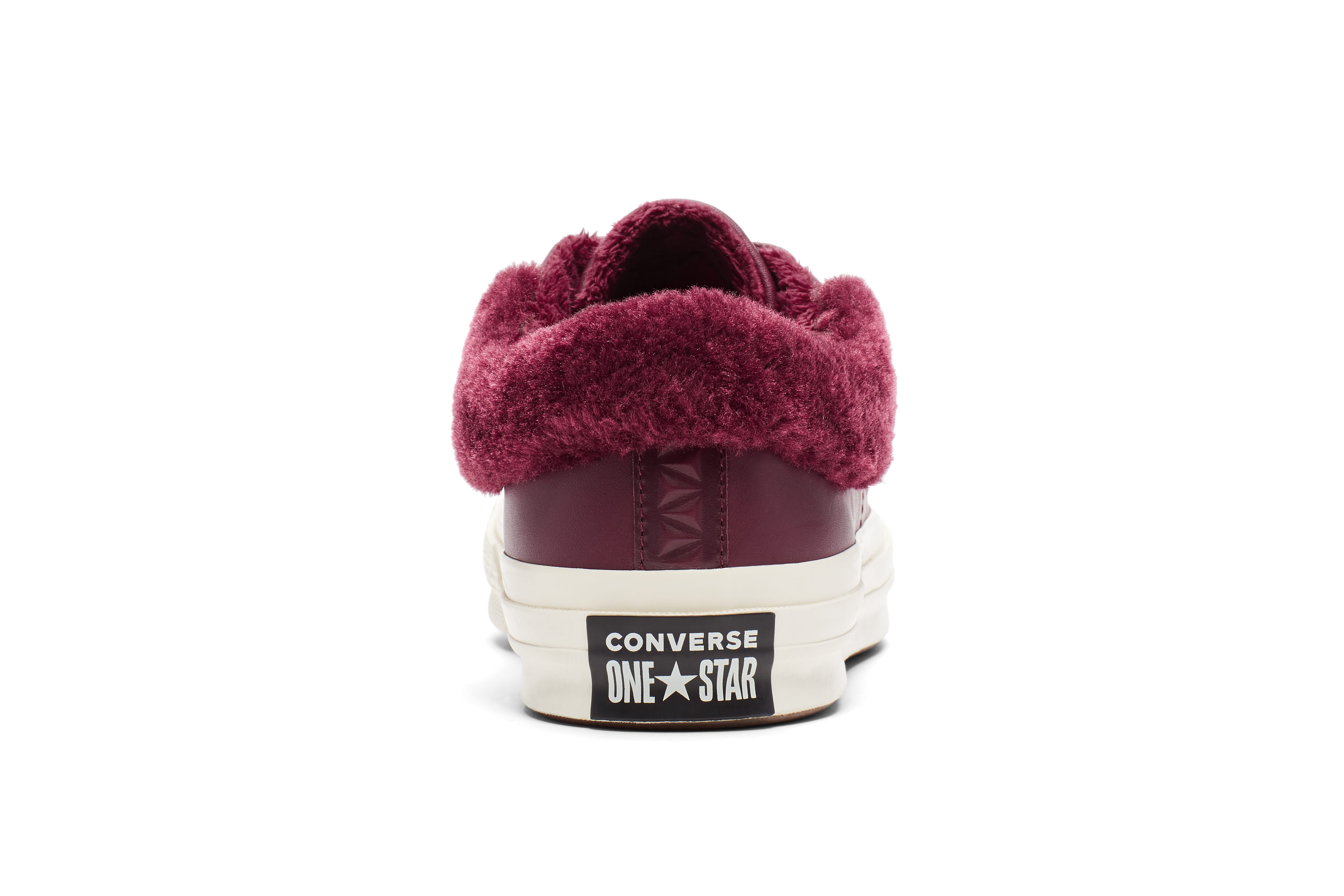 Converse One Star Fur-Lined Maroon and 