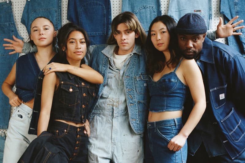 Depop x Procell Los Angeles Capsule Collection Denim Jackets Top Blue Navy