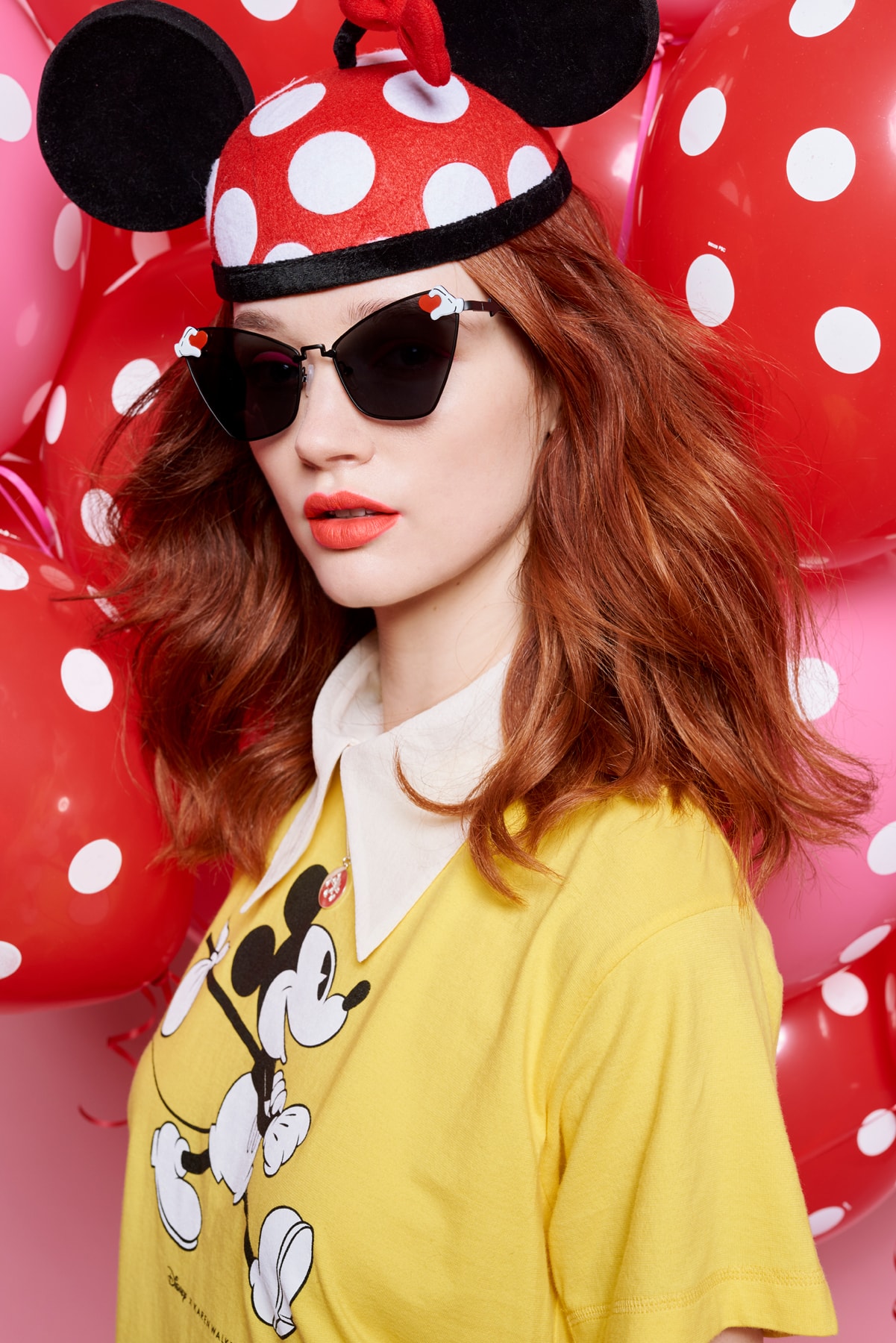 Disney x Karen Walker Mickey Mouse Collaboration Anniversary Minnie Mouse Capsule Collection Eyewear Apparel Cartoon Character