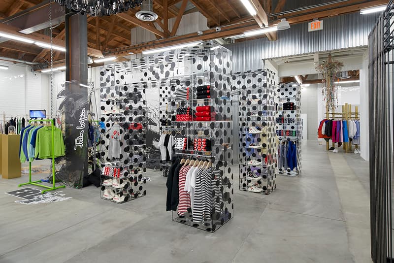 Inside Look at Read Full Article Los Angeles Installation New Store Opening DSM LA Off-White Comme des Garcons Palace Stussy Maison Margiela Play 