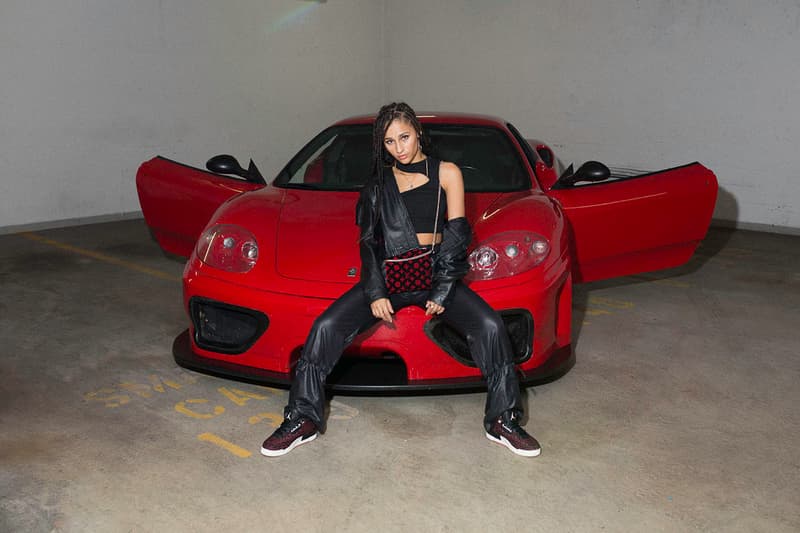 Frankie Collective Rework Louis Vuitton Monogram Red Car Ferrari Vogue Air Jordan