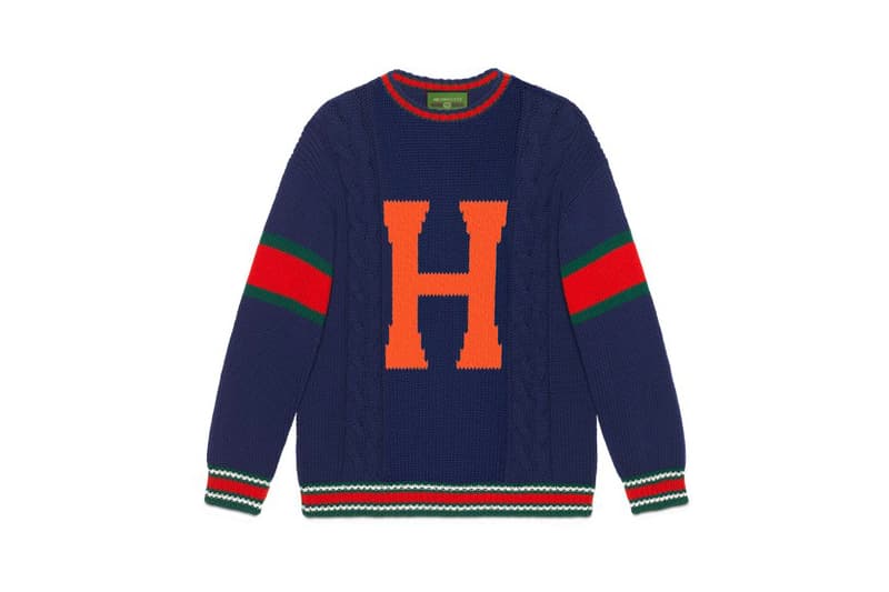 Gucci DIY Knitwear Unisex Wool Sweater Blue