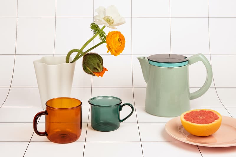 Hay Denmark Design Mugs Kettle Tea Pot Lifestyle Flowers Vase Grapefruit