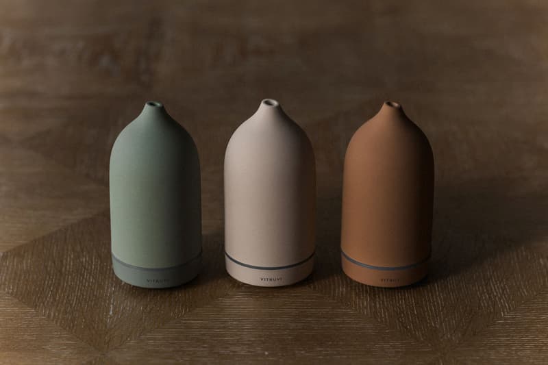 vitruvi tuscany diffuser color green pink white