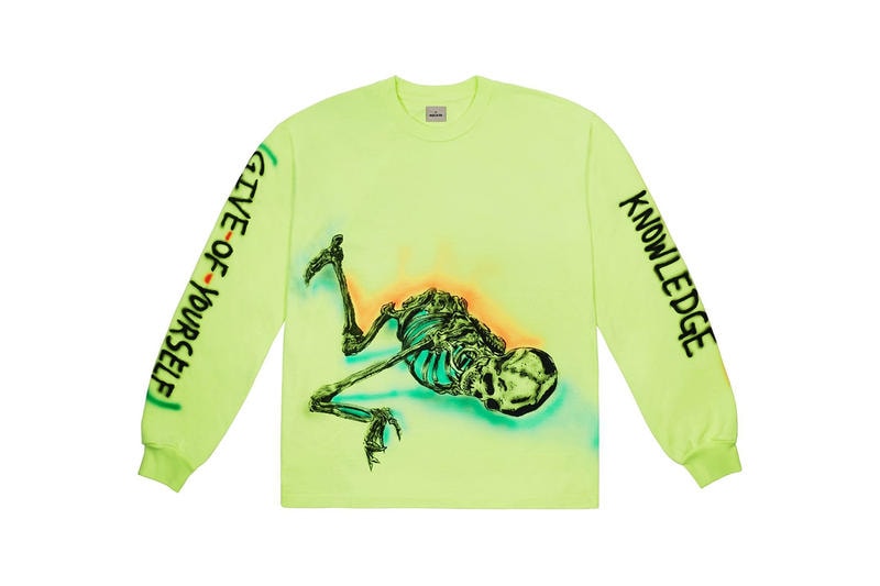 Kanye West Wes Lang T Shirts Wyoming Skeleton