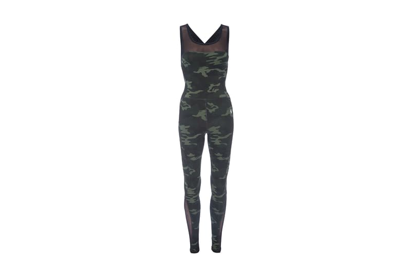 good american khloe kardashian new camo performance collection sportswear workout apparel sports bra leggings