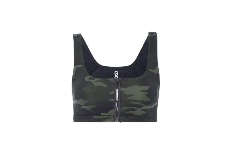 good american khloe kardashian new camo performance collection sportswear workout apparel sports bra leggings