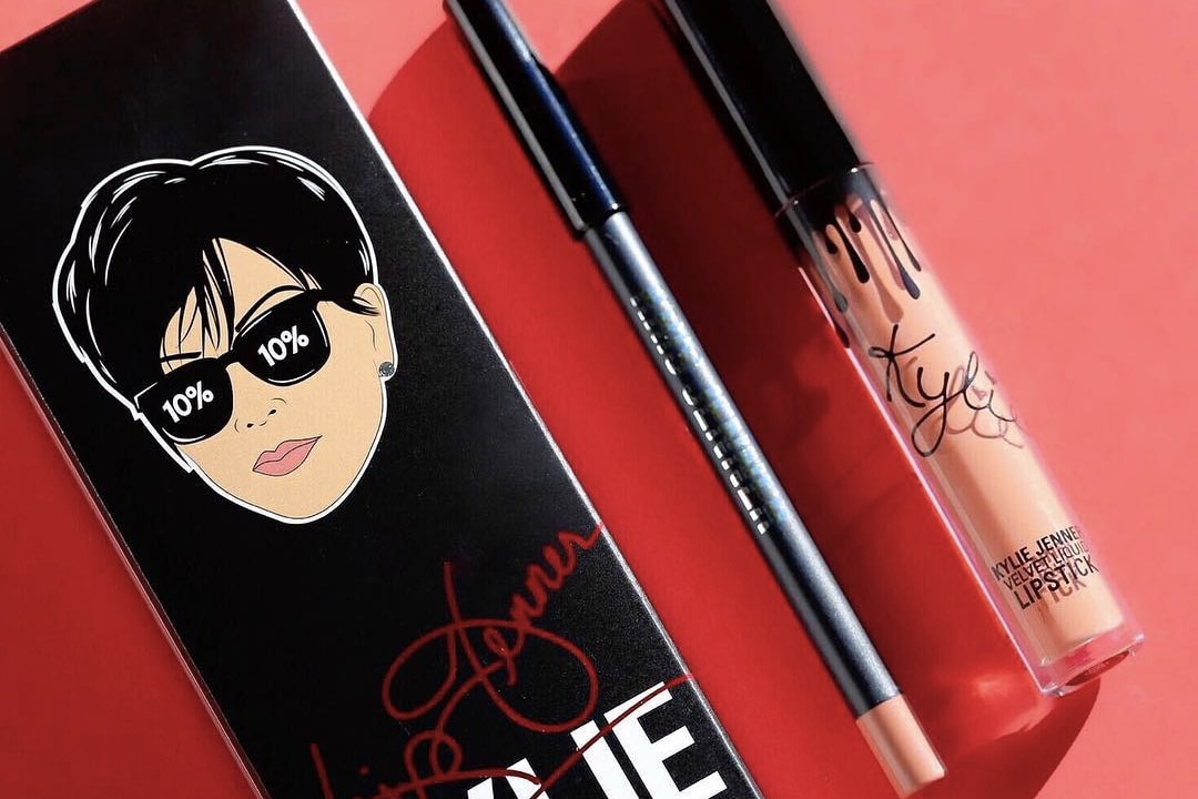 Kylie Cosmetics Kris Jenner Birthday Todd Kraines Prank Call Nude Peach Lip Kit